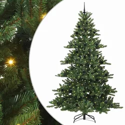 Umjetno božićno drvce s nogom Zelena 240 cm PVC i čelik
