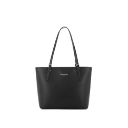 LANCASTER Paris Nakupovalna torba Lancaster Sac cabas épaule Zippée M Smooth Noir črna