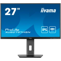 Iiyama XUB2797HSN-B2 - LED monitor 27 FHD (1080p) 100 Hz IPS 300 cd 1000 1 1ms HDMI DP USB-C speaker