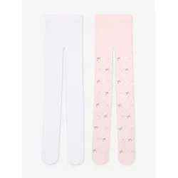 Sinsay - Paket od 2 para hulahopki sa motivom mašni - šareno