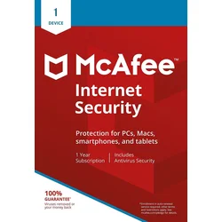 McAfee Internet Security 2021 1 Device 1 Year Key GLOBAL