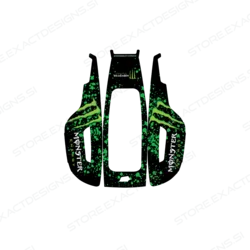 Monster Energy – Nalepka za Mammotion robotske kosilnice – Yuka Mini