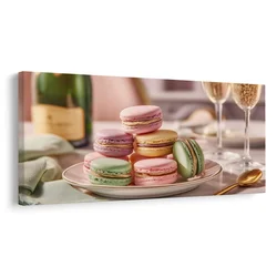 Slika pastelne makrone - 120x60