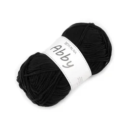 Pletena preja Abby 100 g - črna
