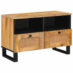 TV ormar s ladicama Smeđa 70 x 33 x 46 cm Čvrsto drvo manga