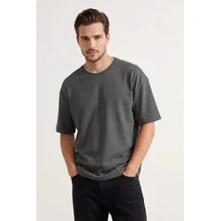 Trendyol Muška majica Tmnss26Ts00017, Antracit