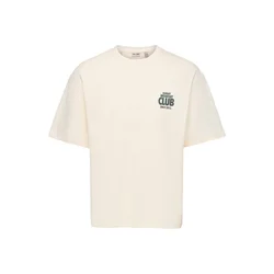 Only & Sons Majica ONSFRED temno zelena / off-bela