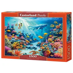 Castorland - Puzzle Koralna vas - 1 500 kosov