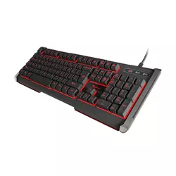 NATEC GENESIS Gejmerska tastatura RHOD 400 (Crna) NKG-0873  USB, Membranski tasteri, EN (US), 1,8 m