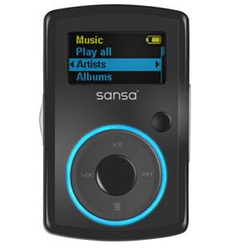 SANDISK MP3 predvajalnik SANSA CLIP 4GB + FM CRN