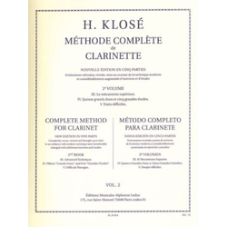 KLOSE:COMPLETE METHOD FOR CLARINET II