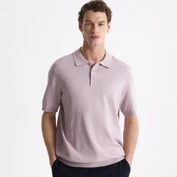 Reserved - Polo džemper s visokim sadržajem viskoze