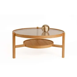 Hanah Home Klub sto Flora, 100x48 cm, Smeđi