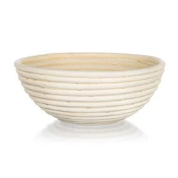 Banquet Okrogla posoda za kruh Naravna, premer 21x v. 7,5 cm, cvet