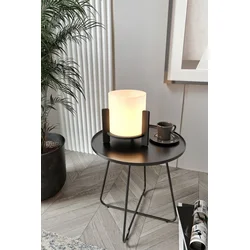 Opviq Stona lampa Pine, 14x16x20 cm, Crna