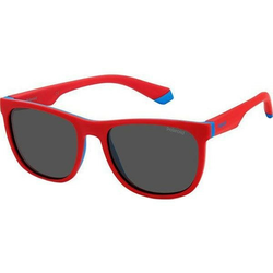 Polaroid Junior PLD8049/S 4E3/M9 Polarized ONE SIZE (49) Rdeča/Siva