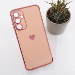 Maska Heart Frame za Samsung A16 5G/ A166B roze