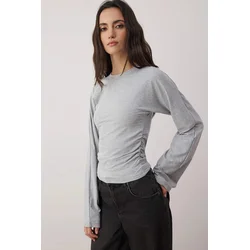 Trendyol Milla Ženska bluza, Siva