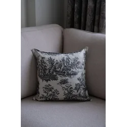 Aberto Design Dekorativna jastučnica BST061, 45 x 45 cm, Crna-bela