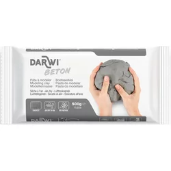Darwi The Self-Hardening Modelling Clay Beton Samosušeča masa Beton 500 g