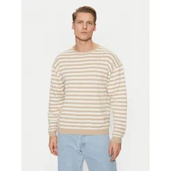JACK & JONES Muški džemper 12269031, Belo-bež