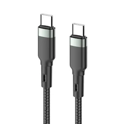 KONFULON Data kabl DC137/ 100W/ Type C na Type C crni 1m
