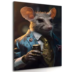 Slika živalski gangster podgana - 40x60