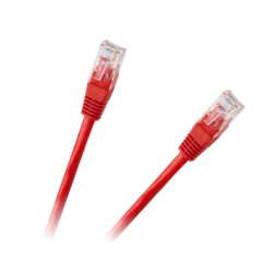 slomart Patch kabel UTP 8c WTYK-WTYK 1,5m CCA rdeč cat.6e