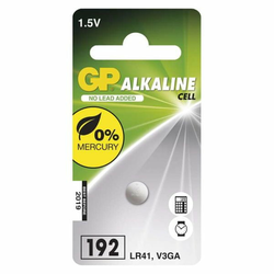Alkalna dugmetasta baterija LR41 GP ALKALINE 1,5V/24 mAh