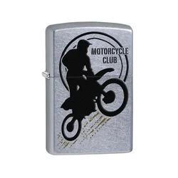 Zippo Upaljač Motorbike Club, Srebrne boje