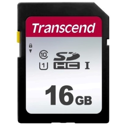SDHC TRANSCEND 16GB 300S, 95/45MB/s, C10, UHS-I Speed Class 3 (U3), V30 (TS16GSDC300S)