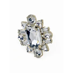 Addicted2 Prstan Anello Dei Dei placcato oro con cristalli Swarovski zlata