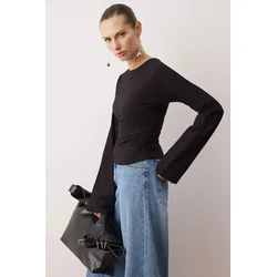 Trendyol Milla Ženska bluza, Crna