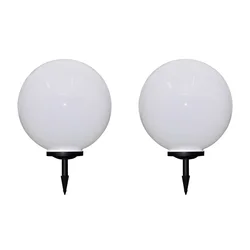 Vrtne podne svjetiljke sa šiljkom za tlo 2 kom LED 50 cm