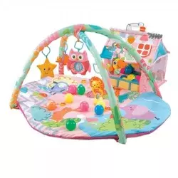 Bebi Podloga za igru Happy Farm Pink