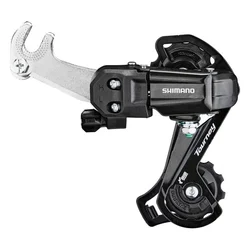 MENJAČ ZADNJI SHIMANO TOURNEY RD-TY200 6/7 BRZINA GS NA OSOVINU TOČKA CRNI