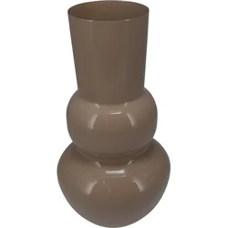 Koopman Dekorativna keramična vaza, rjava, 16x50 cm