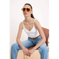 Trendyol Milla Ženska majica TWOSS26AL00022, Bela