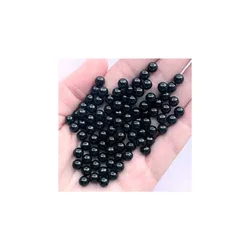 10 mm plastična perla crna