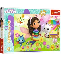 Trefl Glitter Puzzle Gabys Magic House 100 kosov