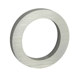 Hišne številke RICHTER 3D RN.100LV (ALUMINIJ), 6, bogatejše srebro