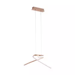 Eglo Palozza visilica/2, led, 2x11w, roze zlato