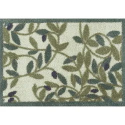 wash+dry PREDPRAŽNIK Olive 40/60 cm potiskano zelena