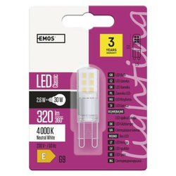 LED žarnica classic JC 2,6W G9 NW