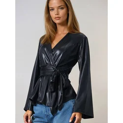 Trend Alacati Stili Ženska bluza Alc-X14680, Crna