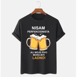 MAFIMI Majica Nisam Perfekcionista, Crna