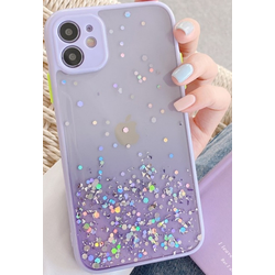 MCTK6-SAMSUNG S20 Plus Furtrola 3D Sparkling star silicone Purple