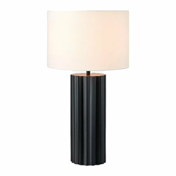 Markslöjd 108670 - Stona lampa HASHIRA 1xE27/40W/230V bela/crna