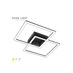 HOME LIGHT Solea 156 CCT LED plafonjera crna