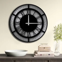 Opviq MDF Zidni sat 50cm Šareni